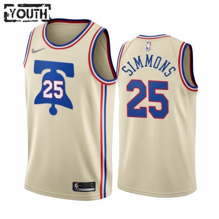 Maglia NBA Philadelphia 76ers Ben Simmons 25 2020-21 Earned Edition Swingman - Bambino